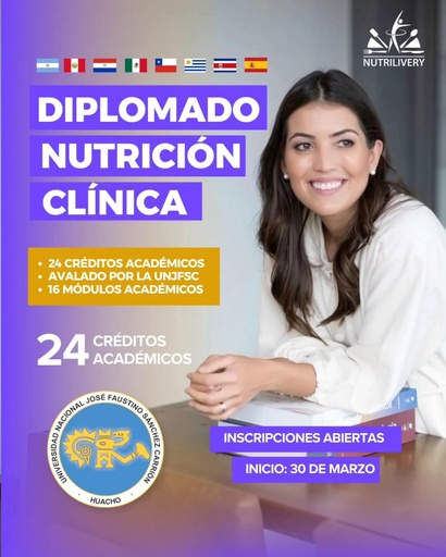 Diplomado Internacional de Nutrición Clínica 2025 🎓
